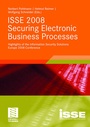 Cover: ISSE 2008 Securing Electronic Business Processes - Vieweg+Teubner Verlag