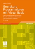 Cover: Grundkurs Programmieren mit Visual Basic - Vieweg+Teubner Verlag
