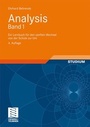 Cover: Analysis Band 1 - Vieweg+Teubner Verlag