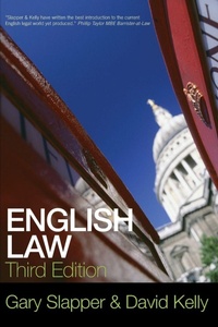Enlarge image Cover: English Law - Routledge Cavendish