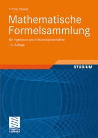 Bild vergrößern Bild: Mathematische Formelsammlung - Vieweg+Teubner Verlag