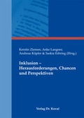Cover: Inklusion - Herausforderungen, Chancen und Perspektiven - Kovac, Dr. Verlag