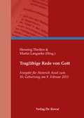 Cover: Tragf&auml;hige Rede von Gott - Kovac, Dr. Verlag