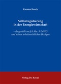Cover: Selbstregulierung in der Energiewirtschaft - Kovac, Dr. Verlag