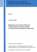 Cover: Modeling and control of the hot rolling process of heavy plates in view of the elimination of ski-ends - Shaker