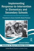 Cover: Implementing Response-to-Intervention in Elementary and Secondary Schools - Routledge