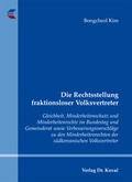 Cover: Die Rechtsstellung fraktionsloser Volksvertreter - Kovac, Dr. Verlag
