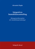 Cover: Integratives Immobiliencontrolling - Kovac, Dr. Verlag