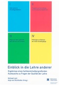 Cover: Einblick in die Lehre anderer - Shaker