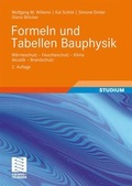 Cover: Formeln und Tabellen Bauphysik - Vieweg+Teubner Verlag