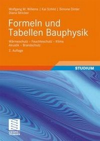 Enlarge image Cover: Formeln und Tabellen Bauphysik - Vieweg+Teubner Verlag