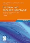 Cover: Formeln und Tabellen Bauphysik - Vieweg+Teubner Verlag