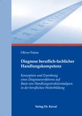 Cover: Diagnose beruflich-fachlicher Handlungskompetenz - Kovac, Dr. Verlag