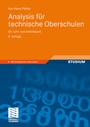 Cover: Analysis für technische Oberschulen - Vieweg+Teubner Verlag