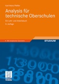 Cover: Analysis f&uuml;r technische Oberschulen - Vieweg+Teubner Verlag