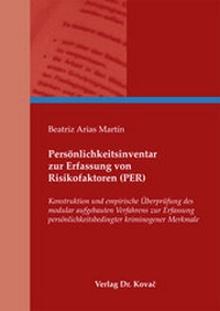 Abbildung von: Persönlichkeitsinventar zur Erfassung von Risikofaktoren (PER) - Kovac, Dr. Verlag