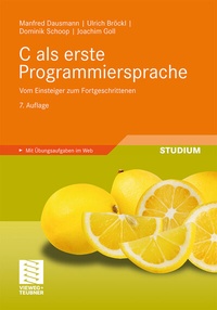 Abbildung von: C als erste Programmiersprache - Vieweg+Teubner Verlag
