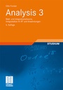 Cover: Analysis 3 - Vieweg+Teubner Verlag