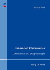 Abbildung von: Innovation Communities - Kovac, Dr. Verlag