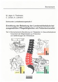 Cover: Dortmunder Lumbalbelastungsstudie 3 - Ermittlung der Belastung der Lendenwirbels&auml;ule bei ausgew&auml;hlten Pfleget&auml;tigkeiten mit Patiententransfer - Shaker