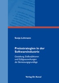 Cover: Preisstrategien in der Softwareindustrie - Kovac, Dr. Verlag
