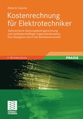 Cover: Kostenrechnung f&uuml;r Elektrotechniker - Vieweg+Teubner Verlag