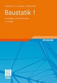 Enlarge image Cover: Baustatik 1 - Vieweg+Teubner Verlag