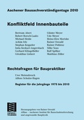 Cover: Aachener Bausachverst&auml;ndigentage 2010 - Vieweg+Teubner Verlag