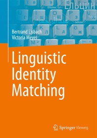 Abbildung von: Linguistic Identity Matching - Springer Vieweg