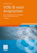 Cover: VOB/B nach Anspr&uuml;chen - Vieweg+Teubner Verlag