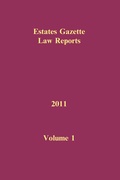 Cover: EGLR 2011 Volume 1 - Estates Gazette