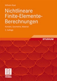 Enlarge image Cover: Nichtlineare Finite-Elemente-Berechnungen - Vieweg+Teubner Verlag