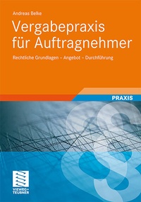 Abbildung von: Vergabepraxis für Auftragnehmer - Vieweg+Teubner Verlag
