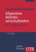 Cover: Allgemeine Betriebswirtschaftslehre 3 - UTB