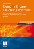 Cover: Numerik linearer Gleichungssysteme - Vieweg+Teubner Verlag