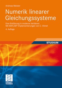 Abbildung von: Numerik linearer Gleichungssysteme - Vieweg+Teubner Verlag