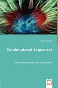Cover: Combinatorial Sequences - Non-Holonomicity and Inequalities - VDM Verlag Dr. Mueller E.K.