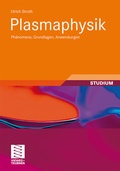 Cover: Plasmaphysik - Vieweg+Teubner Verlag