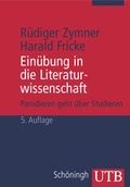 Cover: Ein&uuml;bung in die Literaturwissenschaft - UTB