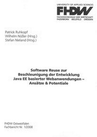 Enlarge image Cover: Software Reuse zur Beschleunigung der Entwicklung Java EE basierter Webanwendungen - Ansätze & Potentiale - Shaker