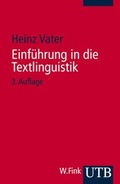 Cover: Einf&uuml;hrung in die Textlinguistik - UTB
