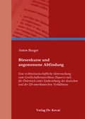 Abbildung von: Börsenkurse und angemessene Abfindung - Kovac, Dr. Verlag