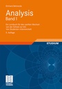 Cover: Analysis Band 1 - Vieweg+Teubner Verlag