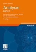 Cover: Analysis Band 1 - Vieweg+Teubner Verlag