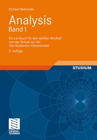 Enlarge image Cover: Analysis Band 1 - Vieweg+Teubner Verlag