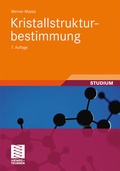 Cover: Kristallstrukturbestimmung - Vieweg+Teubner Verlag