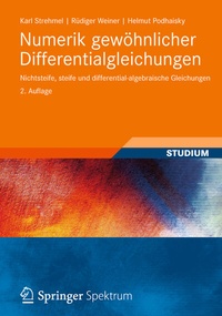 Abbildung von: Numerik gewöhnlicher Differentialgleichungen - Vieweg+Teubner Verlag
