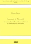 Cover: Vertrauen in der Wissenschaft - Shaker