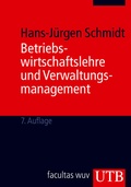 Cover: Betriebswirtschaftslehre und Verwaltungsmanagement - UTB