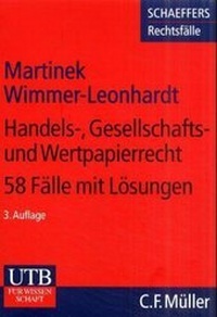 Abbildung von: Handels-, Gesellschafts- und Wertpapierrecht - UTB